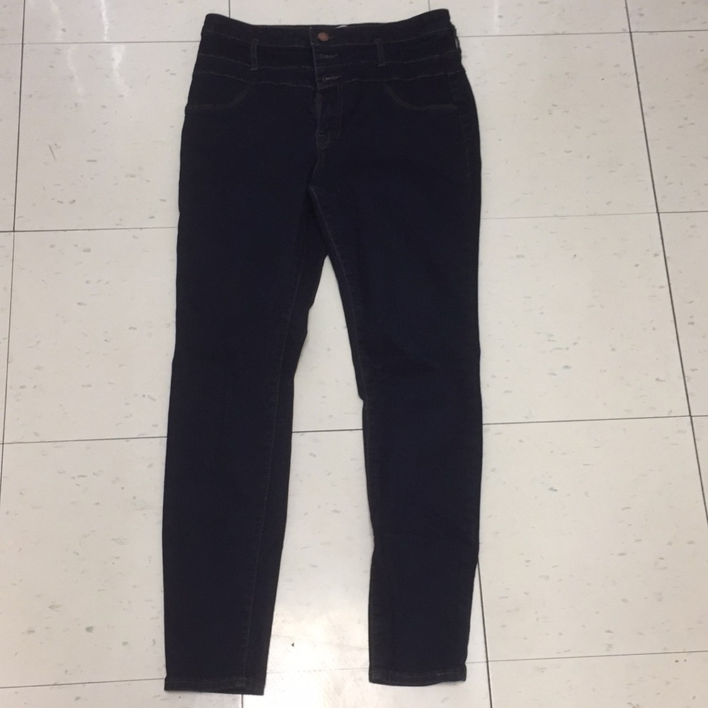 High Waisted Dark Denim Size 10 Jeans
